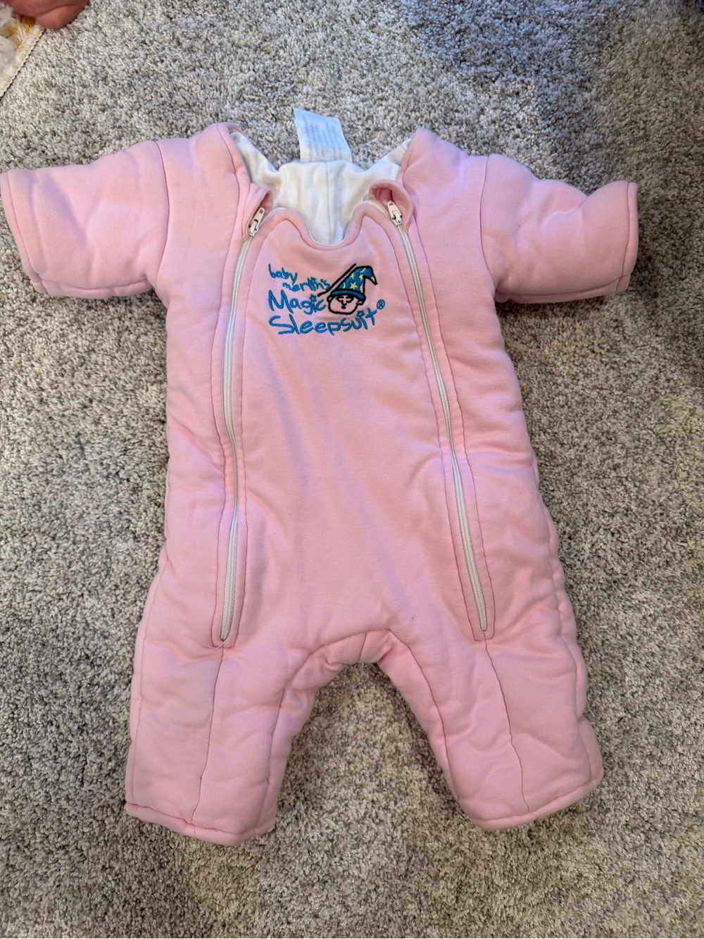 Baby Merlin’s Magic Sleepsuit Pink 3-6 months